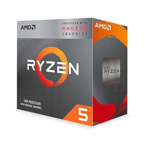 AMD Ryzen™ 5 4600G, 6-Core, 12-Thread Unlocked Desktop Processor with Wraith Stealth Cooler