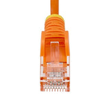 StarTech.com 7ft Orange Slim CAT6 Ethernet Cable, Snagless RJ45, LSZH, 28AWG Pure Bare Copper, Slim Network Patch Cable/Cord