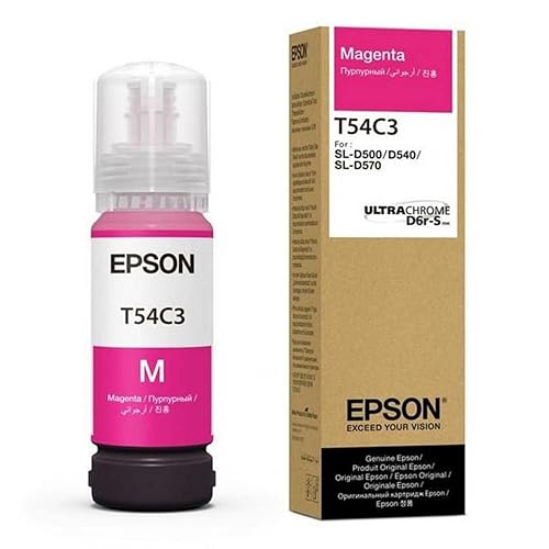 Epson T54C3 Magenta Ink Bottle for SureLab D500 Printer (Ref C13T54C320)