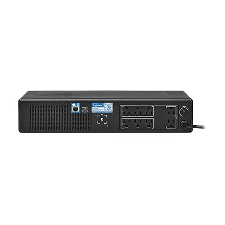 Tripp Lite Eaton Series SMART750LCDNC Cloud-Connected 750VA Rack Mount UPS Battery Backup, Online Remote Management & Monitoring, 475W 120V, 8 Outlets, 2U Rackmount, 3-Year Warranty