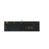 Cherry KC 200 MX Mechanical Office Keyboard with New MX2A switches. Modern Design with Metal Plate Frame. (Bronze W/MX2A Silent Red Switch)