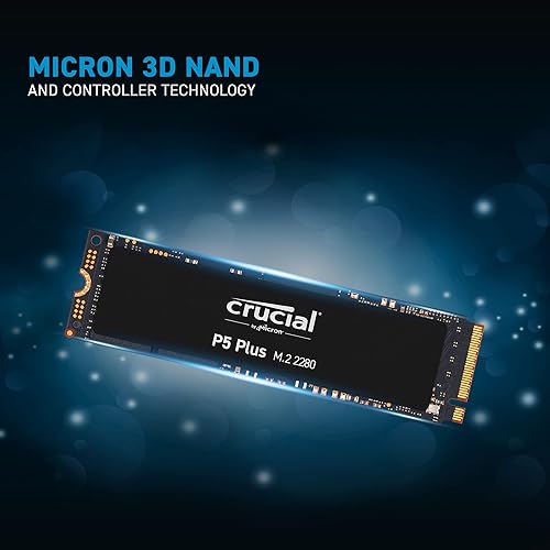 Crucial P5 Plus 500GB Solid State Drive CT500P5SSD8 Black
