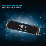 Crucial P5 Plus 1 TB Solid State Drive - M.2 2280 Internal - PCI Express NVMe