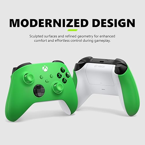 Xbox Wireless Gaming Controller (2025) – Velocity Green – Play on, Windows, Android, iOS, FireTV Sticks, Smart TVs, VR Headsets Controller Velocity Green