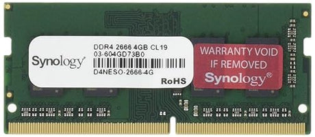 Synology SODIMM Non-ECC RAM DDR4-2666 4GB (D4NESO-2666-4G) 4GB D4NESO-2666-4G