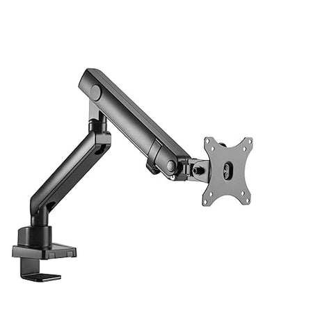 SIIG Aluminum Mechanical Single Monitor Arm Mount - Height Adjustable Desk Mount for 17in to 32in Screens - 17.6lbs Max VESA 75x75mm 100x100mm