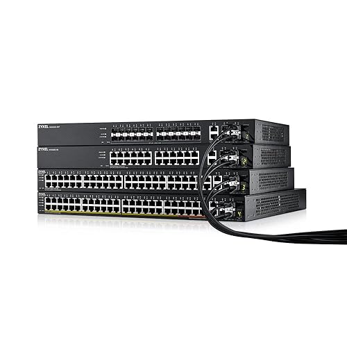 Zyxel 48-Port PoE Gigabit Switch | Nebula Cloud Managed/L3 Access | 40x PoE+ & 10x PoE++ @600W | 6x 10G Uplink (2x Copper + 4x SFP+) [XGS2220-54HP]