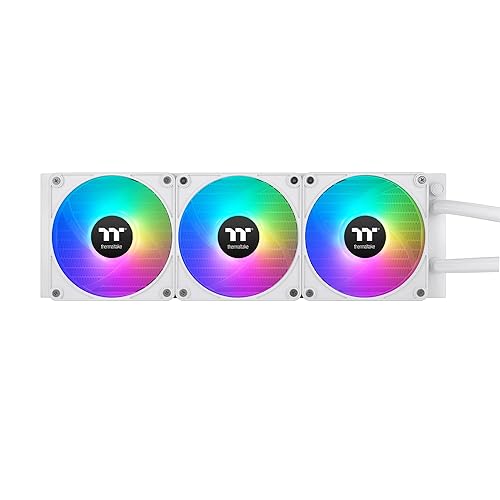 Thermaltake TH420 V2 Ultra EX ARGB AIO Cooler/Snow/Water Block 2.1 LCD/Fan 140 * 3/Magnetic Quick Connection/MB ARGB Sync Control/LCD Software Control/CL-W428-PL14SW-A