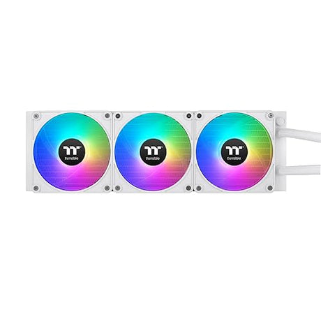 Thermaltake TH420 V2 Ultra EX ARGB AIO Cooler/Snow/Water Block 2.1 LCD/Fan 140 * 3/Magnetic Quick Connection/MB ARGB Sync Control/LCD Software Control/CL-W428-PL14SW-A