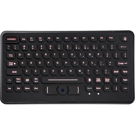 TG-3 Electronics 86 Key, Backlit, NEMA 4, Pointing Device, USB KBA-BLH-5RU