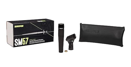 Shure SM57 Professional XLR Dynamic Microphone – Cardioid Mic for Instruments, Amplifiers, Drums & Live Performance Recording (SM57-LC)