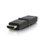 C2G 30548 360° Rotating HDMI Male to Female Adapter, Black Rotating HDMI Male to HDMI Female Adapter (NEW Version)