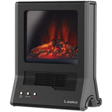 Lasko CA20100 Ultra Ceramic Fireplace Heater, Black