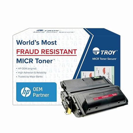 Troy 02-81118-001 4200 MICR Toner Secure Cartridge (Coordinating HP Part Number: HP-Q1338A)