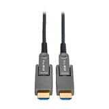 Tripp Lite Long Distance 8K HDMI Fiber Active Optical Cable (AOC), 98 Feet / 30 Meters, Detachable Connectors for Micro-HDMI, UHD 8K@60Hz, HDR, HDCP 2.3, Black, 3-Year Warranty (P568FMM-30M-8K6)