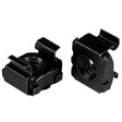 StarTech.com M6 Cage Nuts - 50 Pack, Black - M6 Mounting Cage Nuts for Server Rack & Cabinet (CABCAGENUT6B) 50-M6 Black Cage Nuts Nuts
