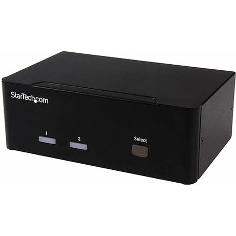 StarTech.com 2-Port KVM Switch with Dual VGA and USB Hub, Black, 2.20 (55.88 mm) x 4.10 (104.14 mm) x 6.30 (160.02 mm) (SV231DVGAU2A) 2.20 (55.88 mm) x 4.10 (104.14 mm) x 6.30 (160.02 mm) VGA - Dual Monitor