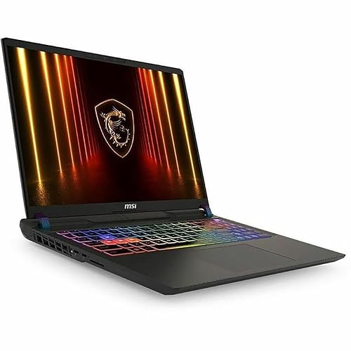 MSI Vector 16 HX AI A2XWHG-285US 16 WQXGA 240Hz Gaming Laptop, Intel Core Ultra 7 255HX 2.4GHz, 32GB RAM, 1TB SSD, NVIDIA GeForce RTX 5070 Ti 12GB, Window 11 Home, Cosmo Gray