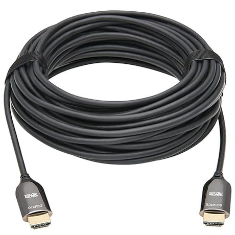 Tripp Lite HDMI Fiber Active Optical Cable AOC Plenum Rated 8K 60Hz M/M 20M (P568F-20M-8K6)