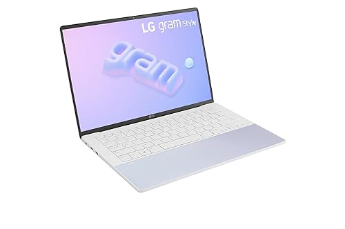 LG Gram Style 14'' Ultra-Lightweight with 16:10 OLED Display and Intel® Evo 13th Gen. Processors, 16GB LPDDR5, 1TB SSD, Dynamic White 14 16GB 1TB