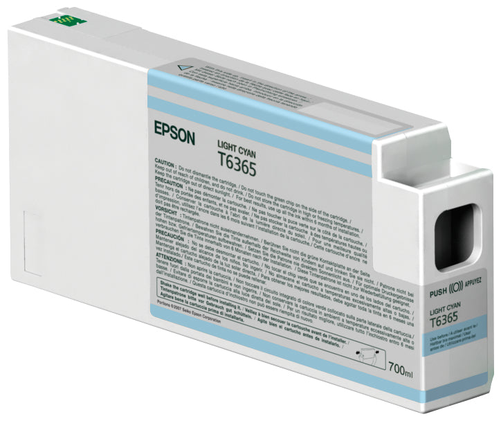 Epson C13T636500/T6365 Ink Cartridge Light Cyan 700ml For Stylus Pro WT 7900/7890/7900