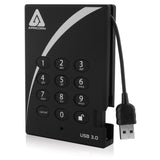 Apricorn Aegis Padlock External Hard Drive 2000 GB Black