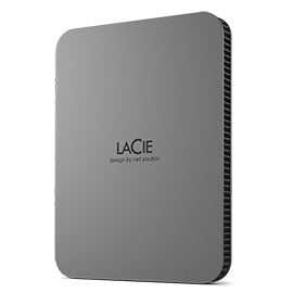LaCie Mobile Drive Secure External Hard Drive 4000 GB Grey STLR4000400