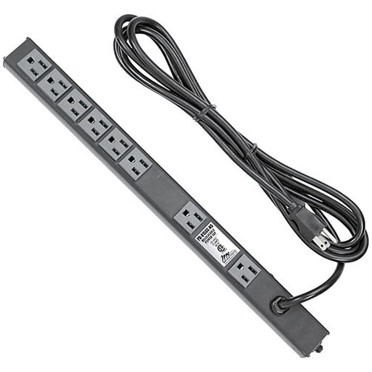 Middle Atlantic High-Density Slim Power Strip - 8 Outlet - 15A