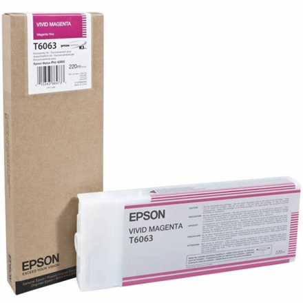 Epson T606300) Vivid Magenta Ink Cartridge