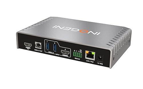 CAM230 by INOGENI, Switch 1 of 3 USB/HDMI Cameras to USB or HDMI. Awards Winning Multi-Cameras Video Conference switcher, Plug and Go, Up to 3 Devices, Professional Device