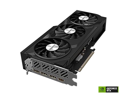 Gigabyte GeForce RTX 4070 Ti WINDFORCE OC 12G Graphics Card, 3X WINDFORCE Fans, 12GB 192-bit GDDR6X, GV-N407TWF3OC-12GD Video Card