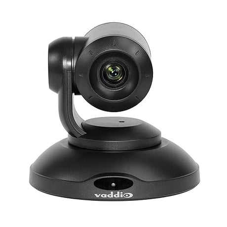 Vaddio EasyIP 10 PoE Powered and 1080p/60 Full PTZ Camera, Black