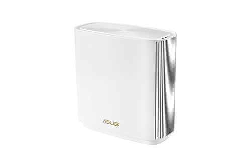 ASUS ZenWiFi Whole-Home Tri-Band Mesh WiFi 6E System (ET8 3PK), Coverage up to 7,500 sq.ft, 6600Mbps, New 6GHz Band, AiMesh, Lifetime Free Internet Security