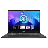 MSI Prestige 16 AI Evo Laptop: Intel Ultra 7-155H, 16 UHD+ OLED Display, 32GB DDR5, 2TB NVMe SSD, HDMI, SD Card Reader, Win 11 Pro: Stellar Gray B1MG-020US