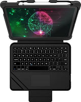STM Goods Dux Bluetooth Keyboard Trackpad for iPad 10th Generation, Bluetooth Connected Keyboard - Rugged, Rubberized Drop Protection, Trackpad, Apple Pencil 1 or Logitech Crayon Storage - Black