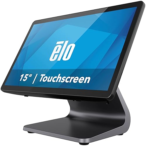 Elo E-Series 3-15.6 Touchscreen Computer - 10 Touch, 1920 x 1080, Windows 11, N97 Processor, 8GB RAM, 128GB SSD, WiFi, Dark Gray