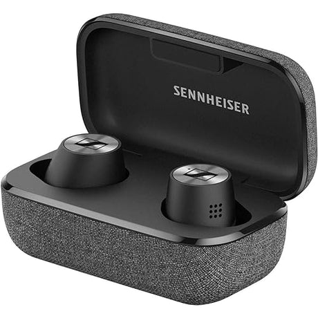 Sennheiser Momentum True Wireless 2 - Bluetooth earbuds with active noise cancellation, smart pause, customizable touch control and 28-hour battery life - Black (M3IETW2 (Black))
