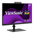 ViewSonic VG2441V 24 Inch 1080p IPS Video Conferencing Monitor with Integrated Windows Hello Certified IR 5MP Webcam, Built-in Microphone, Advanced Ergonomics, USB C, HDMI, and DisplayPort Inputs