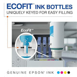 Epson 502 EcoTank Auto-Stop Ink Bottle, Black (T502120) pack of 1 Black Ink Bottle