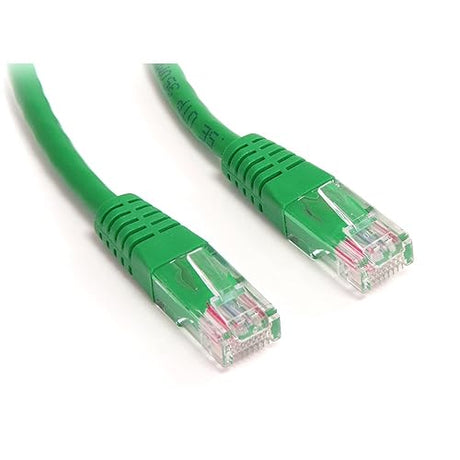 StarTech.com Cat5e Ethernet Cable - 1 ft - Green - Patch Cable - Molded Cat5e Cable - Short Network Cable - Ethernet Cord - Cat 5e Cable - 1ft (M45PATCH1GN) Green 1 ft/0.3 m