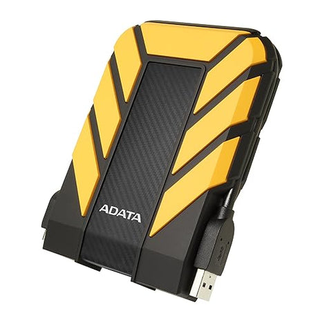 ADATA HD710 Pro 1TB USB 3.1 IP68 Waterproof/Shockproof/Dustproof Ruggedized External Hard Drive, Yellow (AHD710P-1TU31-CYL) Yellow Pro 1 TB