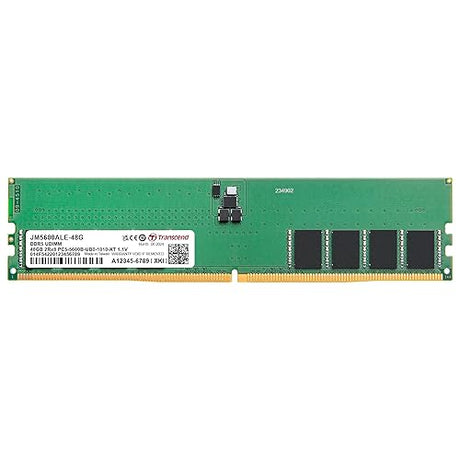 Transcend 48GB DDR5 5600 U-DIMM 2Rx8 1.1V, RAM, Desktop Memory Module - JM5600ALE-48G