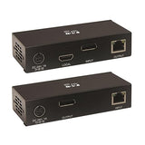 Tripp Lite DisplayPort Over Cat6 Ethernet Extender, Transmitter/Receiver Kit, Up to 230 Feet / 70 Meters, 4K@60Hz Video, 4:4:4, Power Over Cable, TAA Compliant, 1-Year Warranty (B127A-1A1-BDBDA)