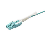 StarTech.com 5m (16.4ft) MTP(F)/PC to 4X LC/PC Duplex Breakout OM3 Multimode Fiber Optic Cable, 40G, Fiber Jumper Cord