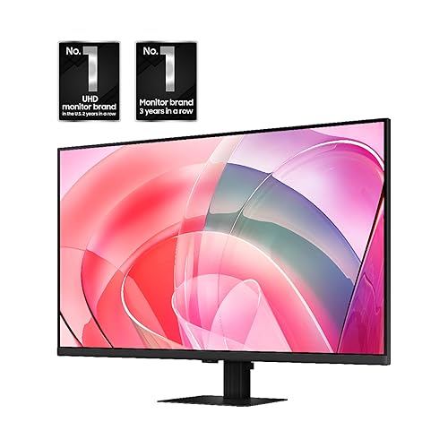 Samsung 32 ViewFinity S7 (S70D) 4K UHD IPS HDR10 High Resolution Monitor with Speakers, DP Port, TUV-Certified, 2025, LS32D708EBNXGO