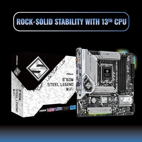 ASRock B760M Steel Legend WiFi Motherboard