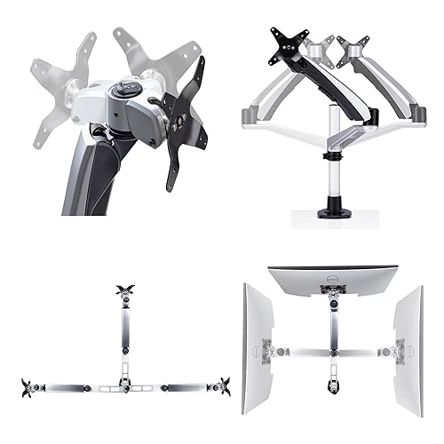 StarTech.com Monitor Desk Mount for 27in 16:9 or 30in 21:9 Ultrawide Screens, VESA 75x75/100x100, Tool-Less Arm Adjustments Single Monitor