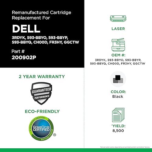 CIG 200902P Remanufactured High Yield Toner Cartridge for Dell S2830