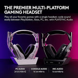 Logitech G Astro A50 Omni-Platform Wireless Gaming Headset + Base Station for PS5, Xbox, PC: PLAYSYNC Audio Switcher, <16 bit/48kHz (Console), <24 bit/48 kHz (PC), 24hr Battery, 2.4GHz & BT - White White PLAYSYNC Audio