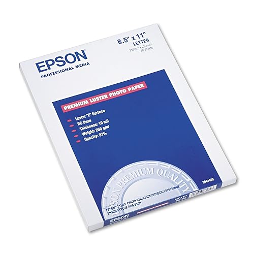 Epson Ultra Premium Luster Photo Paper A3 11.7x 16.5 50 Sheets